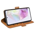 Miniatyrbild 3 av 5: Stativfodral i kalvtexturläder för Samsung Galaxy A36 5G Multicolor Style C