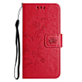 Miniatyrbillede 4 af 5: Til Samsung Galaxy A26 5G Etui Wallet Stand Præget Sommerfugl Blomst PU Læder Telefon Cover Multicolor Style B