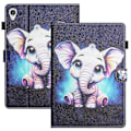 Miniatyrbillede 1 af 5: Stødsikkert PU læder flip cover til Lenovo Tab M10 HD Gen 2, anti-drop tablet shell Multicolor Elephant