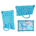 Miniatyrbilde 2 av 5: For Samsung Galaxy Tab A9 Deksel Pop Bubble PC+Silikon Deksel Håndgrep Støtte Tablet Cover Multicolor Style G