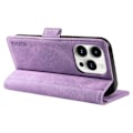 Pikkukuva 4 / 5: YIKATU YK-005 iPhone 14 Pro Folio Flip -suojakotelo PU-nahkaa, pehmeäpintainen jalustallinen lompakkokotelo Multicolor Style B