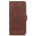 Pikkukuva 5 / 5: iPhone 16 Plus -kotelo PU-nahkainen lompakkokotelo sivumagneettilukolla - Musta Multicolor Brown