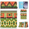 Pikkukuva 1 / 5: Samsung Galaxy Tab A9+ PU-nahkakotelo, kuvioitu, älykäs tablettisuojus kynätelineellä Multicolor Style F