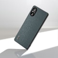 Miniatyrbillede 5 af 5: Til Sony Xperia 5 V Etui Ægte Ko Læder Belagt PC+TPU Telefon Cover Multicolor Style E