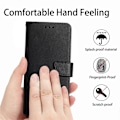 Miniatyrbillede 4 af 5: Ægte læder stand pung mobiltelefoncover til OnePlus 12 5G Multicolor Style A