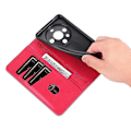 Miniatyrbillede 5 af 5: AZNS Etui til Huawei Mate 60, pung, stativ, PU læder telefoncover Multicolor Style C