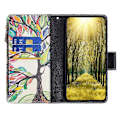 Miniatyrbillede 3 af 5: BF03 Telefon Cover til Samsung Galaxy A15 4G Etui Wallet Lynlås Læder Shell Multicolor Style A