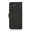 Miniatyrbillede 3 af 5: KHAZNEH Wallet Stand Design Læder Cover Case til Samsung Galaxy S21 FE/S21 Fan Edition Multicolor Style A
