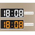 Miniatyrbillede 2 af 2: Digitalt Vækkeur Simpelt LED Ur Stor Skærm Digitalt Ur Soveværelse Sengelampe Orange