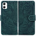 Miniatyrbillede 1 af 5: Til Samsung Galaxy A06 Etui Tiger Prægning Læder Wallet Telefon Cover Multicolor Style A