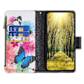 Miniatyrbillede 3 af 5: BF03 Telefon Cover til Samsung Galaxy A15 4G Etui Wallet Lynlås Læder Shell Multicolor Style F