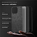 Miniatyrbild 3 av 5: Mobilskal för iPhone 15 Pro Max Fodral PU Läderbelagd TPU+PC Smartphone Skal Multicolor Style E