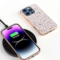 Pikkukuva 4 / 4: iPhone 16 Pro -kotelo, galvanointi, kimallepintainen PU+TPU-suojakotelo Multicolor Style D