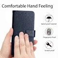 Miniatyrbillede 4 af 5: Ægte læder stand pung mobiltelefoncover til OnePlus 12 5G Multicolor Style B