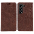 Miniatyrbild 1 av 5: För Samsung Galaxy S22 5G Magnetisk Plånboksfodral Kalvtextur PU Läder Skal Multicolor Style G
