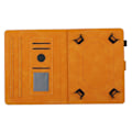 Miniatyrbild 4 av 5: 7-tums Tablet PU Läder Ställ Fodral Fjäril Tryckt Korthållare Tablet Skydd Multicolor Style F