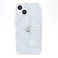 Pikkukuva 1 / 5: Takakansi iPhone 13 6.1 tuumalle, 3D Perhonen/Pilvi Kuvio Epoksi TPU Puhelinkotelo Multicolor Style A