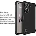 Pikkukuva 2 / 5: IMAK Asus Zenfone 10 5G Mattapintainen Suojakotelo Pehmeä TPU Iskunkestävä Takakuori Multicolor Style B