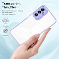 Miniatyrbild 4 av 5: För Samsung Galaxy A14 5G/A14 4G 3-i-1 Transparent Telefon Skal TPU+PC Kameraskydd Fodral Multicolor Style E