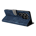 Miniatyrbillede 4 af 5: Til itel S25 Ultra Wallet Case RFID-blokering PU Læder Cover Stand View - Grøn Multicolor Blue