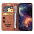 Miniatyrbillede 2 af 5: 006 Serie Til iPhone 15 Pro Max Cover PU Læder Foldbart Stativ Telefon Cover Multicolor Style C