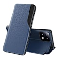 Miniatyrbillede 1 af 5: PU Læder Telefon Stand Case til Xiaomi 13 5G, Visningsvindue Anti-drop Telefon Cover Multicolor Style E
