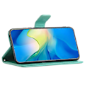Miniatyrbillede 3 af 5: Til Samsung Galaxy A05 4G Etui Præget PU Læder Wallet Foldbart Stativ Telefon Cover Multicolor Style B