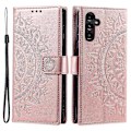 Miniatyrbillede 1 af 5: Til Samsung Galaxy A16 5G/A16 4G Etui Præget Totem PU Læder Wallet Stand Telefon Cover Multicolor Style C