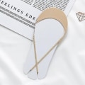 Miniatyrbild 1 av 4: 4 par slingback liner damstrumpa Framfot vadderad tåklädd Low Cut No Show strumpa Skin Color