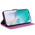 Miniatyrbillede 3 af 5: Til Xiaomi Poco F7 Pro 5G/ F7 Ultra 5G/ Redmi K80 Pro 5G/ K80 5G Wallet Case Tiger Prægning Læder S Multicolor Rose