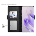 Pikkukuva 2 / 5: Infinix Note 40 -kotelo korttipaikalla, PU-nahkainen jalustakansi meikkipeilillä Multicolor Style B