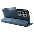 Miniatyrbillede 4 af 5: YIKATU YK-005 Telefonpung Etui til Samsung Galaxy S23 Ultra med Hudvenligt Læder og Støttefunktion Multicolor Style A