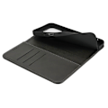 Miniatyrbillede 4 af 5: PU læder kalveskinds tekstur magnetisk lukning smartphone cover til iPhone 16 Pro Max Multicolor Style A