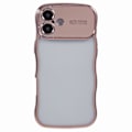 Pikkukuva 3 / 5: iPhone 16 -kotelo, galvanoidulla kiharakehyksellä, TPU, kirkas puhelinkuori Multicolor Style C
