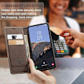 Pikkukuva 5 / 5: CASEME 013 -sarjan puhelinkotelo Samsung Galaxy A54 5G:lle PU-nahkakotelo Lompakkoteline Iskunkestävä suojus Multicolor Style C
