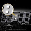Miniatyrbild 4 av 5: Led digital väckarklocka Väggklocka Kontor Sovrum Vardagsrum A