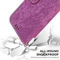 Miniatyrbild 4 av 5: Plånboksfodral i PU-läder med stativ för Oppo A79 5G/A2 5G Multicolor Rose