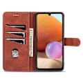 Miniatyrbillede 5 af 5: AZNS PU Læder Wallet Stand Telefon Cover Shell til Samsung Galaxy A32 4G (EU Version) Multicolor Style B