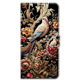 Pikkukuva 5 / 5: Samsung Galaxy S25 Ultra -kotelo PU-nahkainen lompakkopuhelinkotelo jalustalla Multicolor Style D