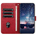 Miniatyrbillede 2 af 5: Til iPhone 13 Pro Cover Præget PU Læder Wallet Mobiltelefon Etui Multicolor Style E