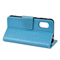 Miniatyrbillede 5 af 5: Læder Wallet Stand Case med sommerfugle- og blomsterprint til Samsung Galaxy Xcover 5