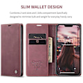Miniatyrbillede 4 af 5: CASEME 013 Serie Til iPhone 15 Plus PU Læder Telefon Cover Foldbart Stativ Wallet Cover Multicolor Style E