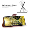 Miniatyrbillede 2 af 5: Til iPhone 15 Plus Støvtæt PU Læder Mobiltelefon Cover Wallet Flip Stand Case med Rem Multicolor Style H