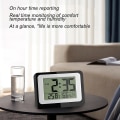 Miniatyrbillede 2 af 3: Multifunktionelt Termometer Hygrometer Automatisk Elektronisk Temperatur Fugtigheds Monitor Ur 13,7 cm
