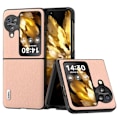 Miniatyrbillede 1 af 5: Ægte læder+PC beskyttende telefoncover til Oppo Find N3 Flip 5G Multicolor Style C
