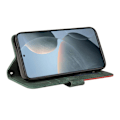 Miniatyrbillede 3 af 5: KT Læder Serie-1 Til Xiaomi 14T Læder Etui Farvesplejsning Telefon Cover Wallet Stand Multicolor Style C