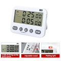 Miniatyrbillede 3 af 5: Dobbelt Digital Timer med 3-niveau Justerbar Alarm Lydstyrke On/Off Kontakt