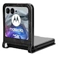 Pikkukuva 3 / 5: Motorola Razr 50 5G/Razr 2024 5G -kotelo Retro-kuvioitu nahka + PC-puhelinkotelo korttipaikalla Multicolor Style A