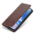 Miniatyrbillede 5 af 5: AZNS Læder Telefon Cover med Anti-ridse, Stand, Wallet og Magnetisk Flip til Oppo A58 5G/A58x 5G/A78 5G Multicolor Style F