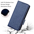 Miniatyrbillede 5 af 5: Til ZTE Blade A53/A53+ Magnetisk Lukning Telefon Etui Wallet Stand PU Læder Cover Multicolor Style E